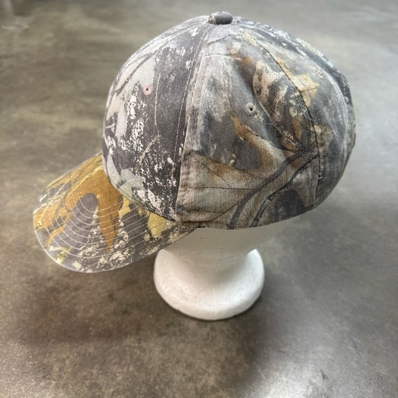 Vintage Signatures Mossy Oak Camo Hunting Hat Cap Adjustable Outdoor Gear - Picture 4 of 7